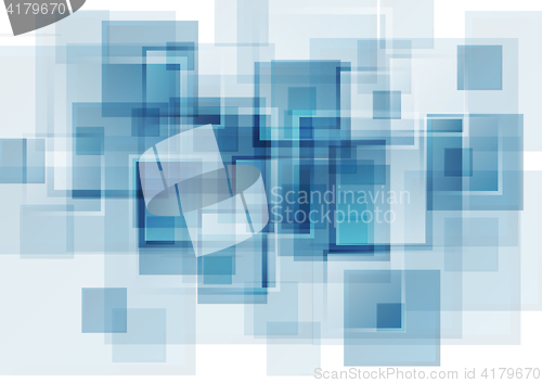 Image of Hi-tech blue abstract background