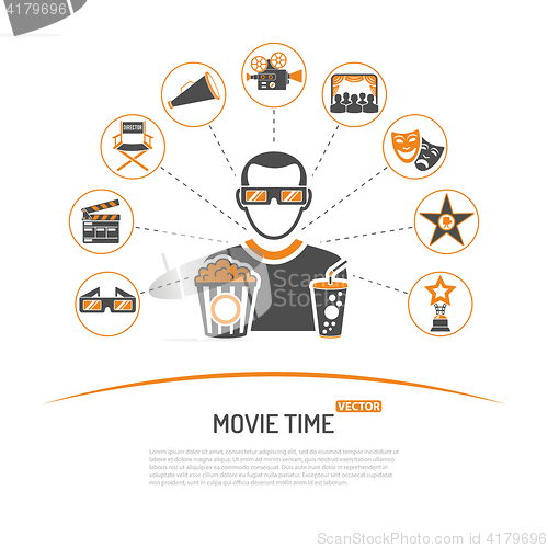 Image of Cinema and Movie concept