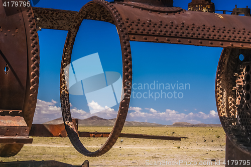 Image of Large iron construction