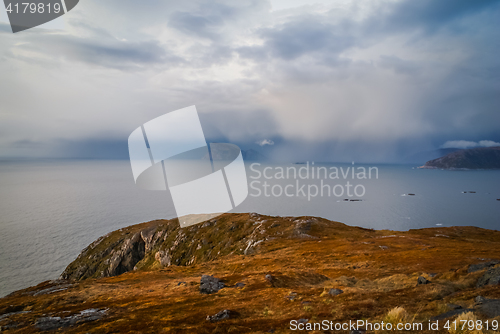 Image of Cliff in fog