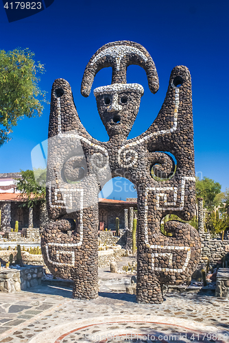 Image of Large stone figure