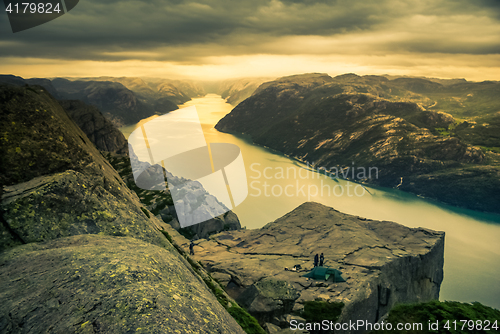 Image of Mountainous range in Norway