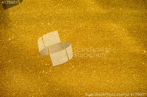 Image of Gold Glitter Sparkle Background