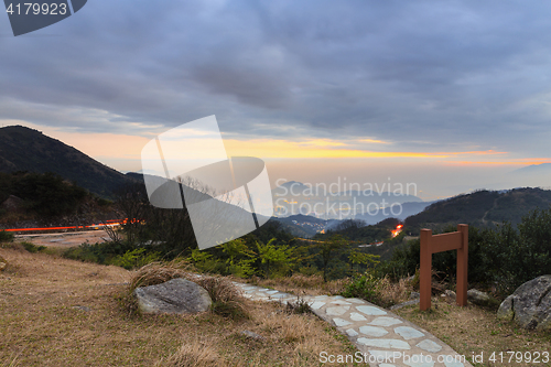 Image of Tai Mo Shan sunset