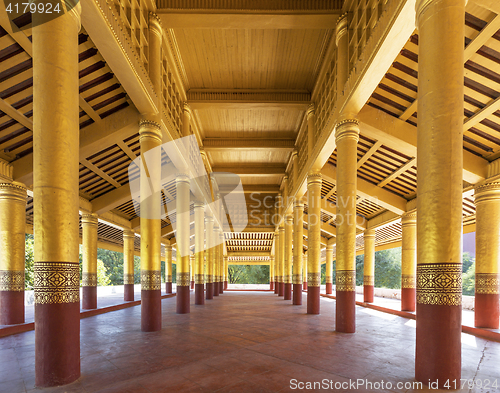 Image of Corridor in Mandalay Palace 