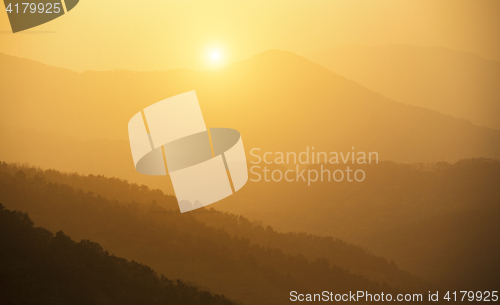 Image of Tai Mo Shan sunset