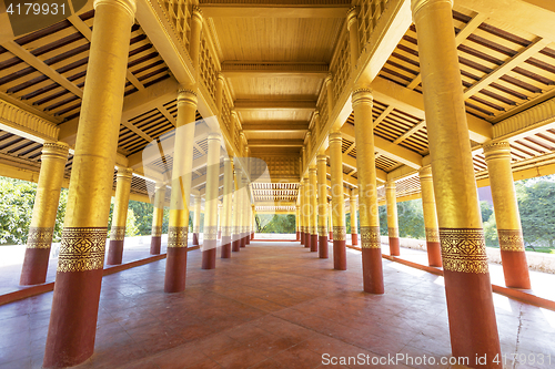 Image of Corridor in Mandalay Palace 