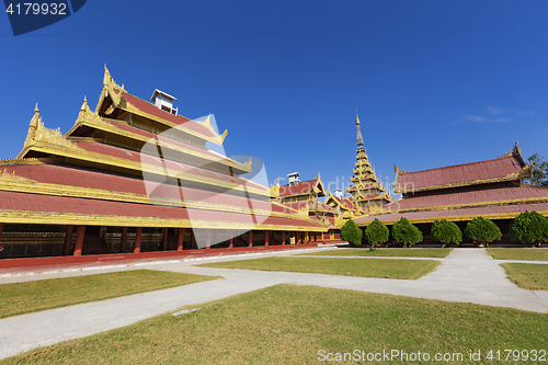 Image of Mandalay Palace.Myanmar