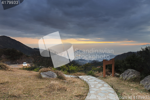 Image of Tai Mo Shan sunset