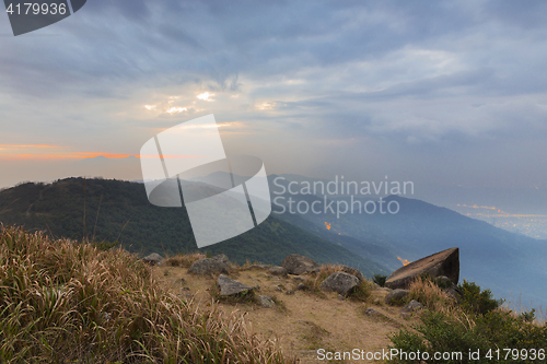 Image of Tai Mo Shan sunset