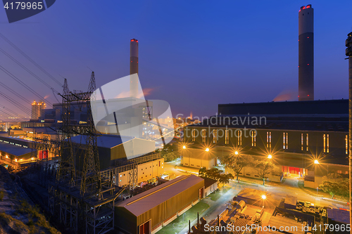 Image of Glow light of petrochemical industry 
