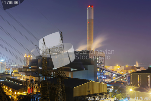 Image of Glow light of petrochemical industry 