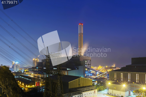 Image of Glow light of petrochemical industry 