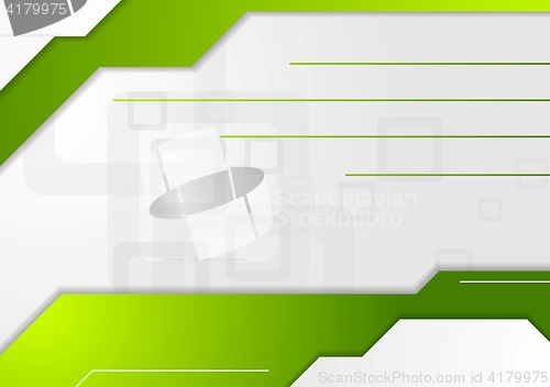 Image of Abstract tech geometric corporate background