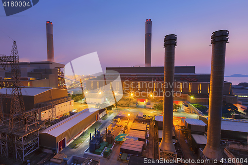 Image of Glow light of petrochemical industry 