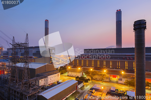 Image of Glow light of petrochemical industry 