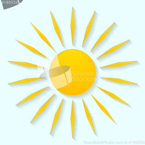 Image of Sun icon graphic design