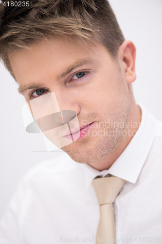 Image of Portrait of a young handsome man