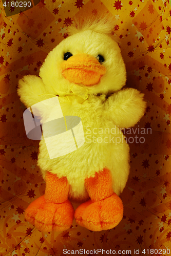 Image of yellow toy Easter chick