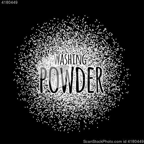 Image of Washing powder vector illustration