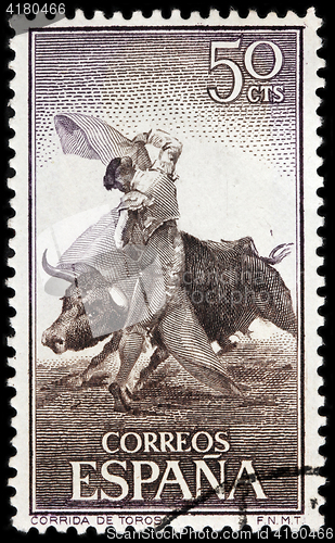 Image of Spanish Style Bullfighting Stamp