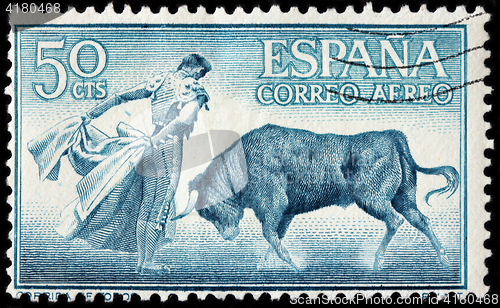 Image of Spanish Style Bullfighting Stamp