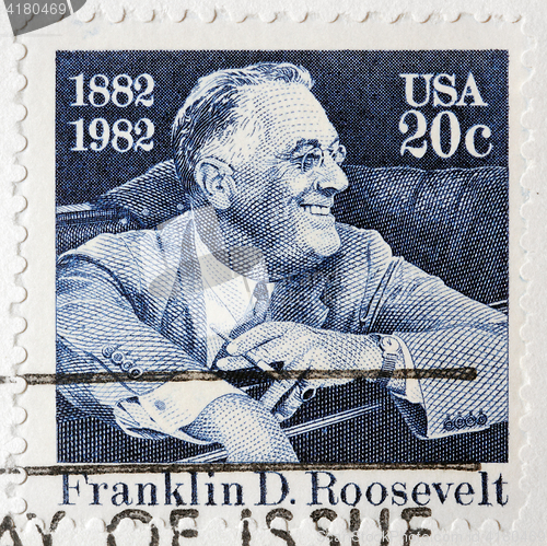 Image of Franklin Roosevelt Stamp