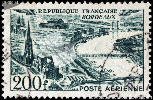 Image of Bordeaux Air Mail Stamp