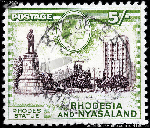 Image of Cecil Rhodes Statue Stamp