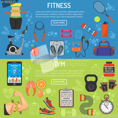 Image of Healthy Lifestyle horizontal banners