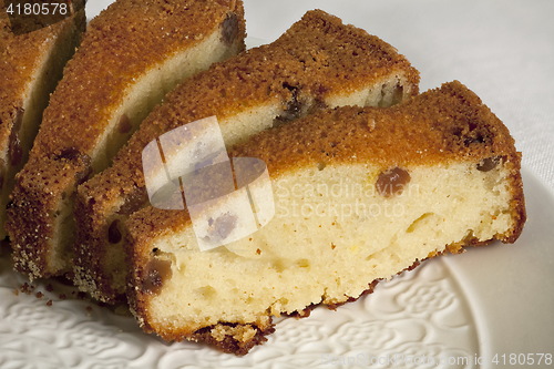 Image of Curd cake with raisins and ruddy crust