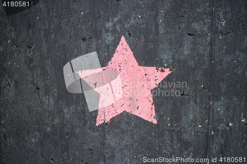 Image of  pink pentagram  star