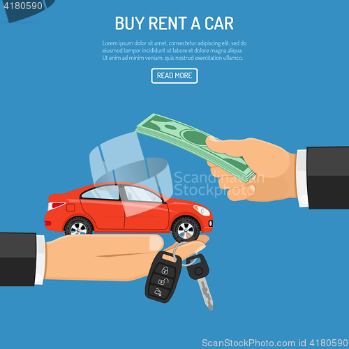 Image of purchase or rental car