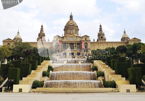 Image of National Art Museum of Catalonia in Barcelona, Spain 