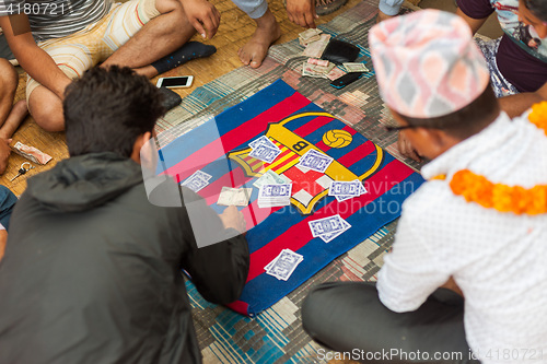 Image of Playing Falash (Teen Pathi) in Nepal
