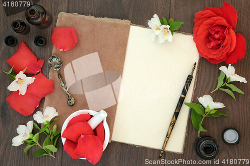 Image of Rose and Orange Blossom Essential Oil 