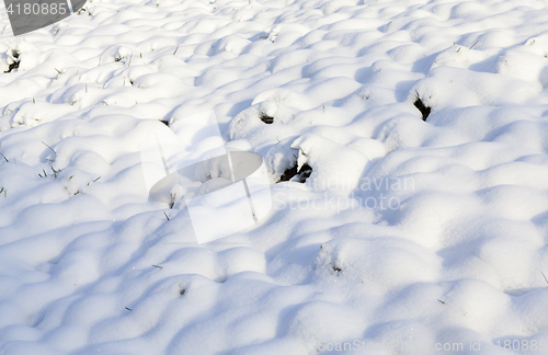 Image of snow drifts, close-up