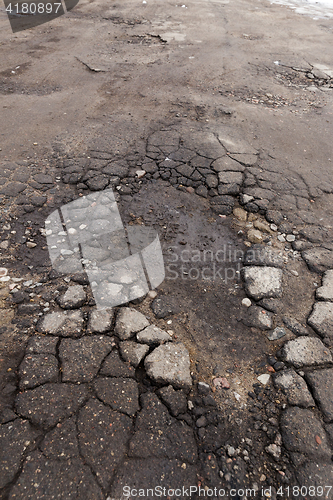 Image of very bad road