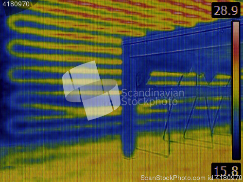 Image of Under Wall Heating Thermal Imaging