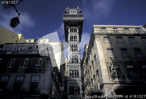 Image of EUROPE PORTUGAL LISBON ELEVADOR DE SANTA JUSTA