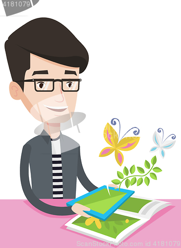 Image of Augmented reality vector illustration.