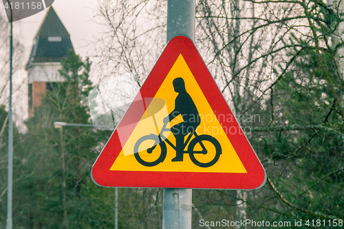 Image of Be aware of bicycles