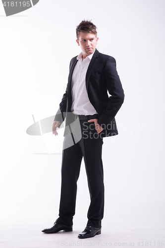 Image of Full body shot of an young handsome man