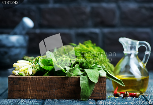 Image of fresh greens