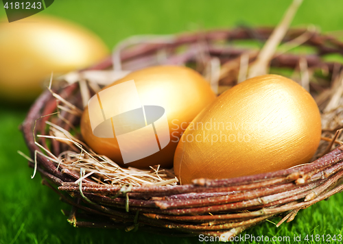 Image of easter eggs