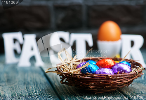 Image of easter eggs