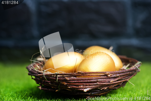 Image of easter eggs