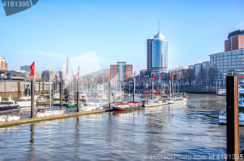 Image of view of Hamburg city