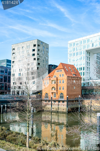 Image of Old and new buildings in Hamburg