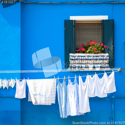 Image of Colored houses in Venice - Italy